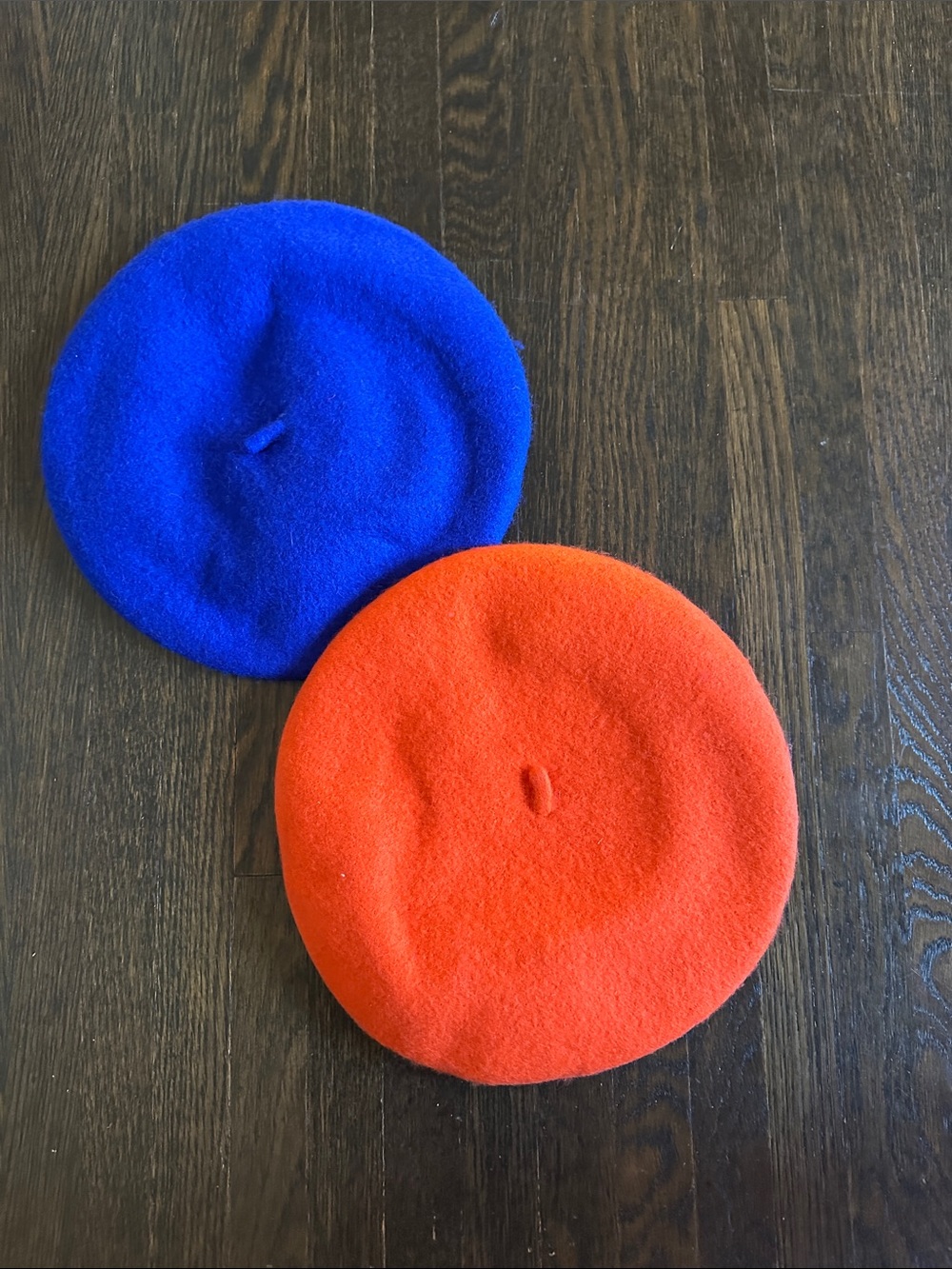 Colorful Blue and Orange Bold Beret Bundle